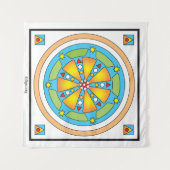 Herkunft des BEING-Becoming und Existenz Wandteppich (Vorderseite (Horizontal))