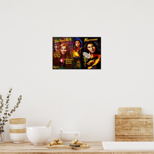 Herkunft des Praktikanten Poster (Küche)