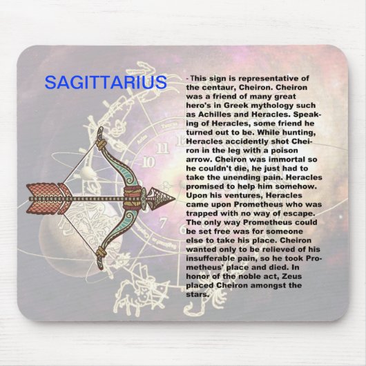 Herkunft des Sagittarius Mousepad (Vorne)