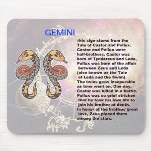 Herkunft Gemini Mousepad