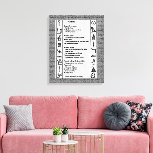 Herkunft Leinwanddruck (Insitu (Wohnzimmer))