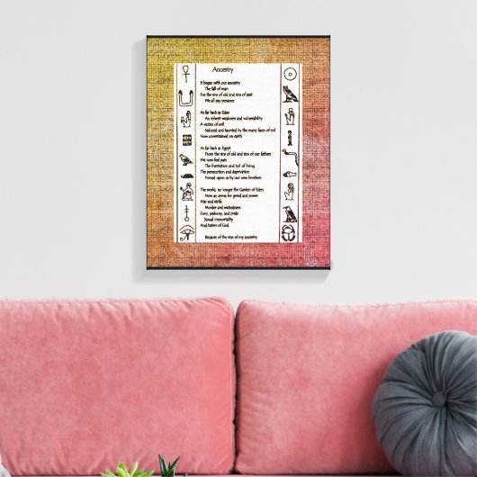 Herkunft Leinwanddruck (Insitu (Wohnzimmer))