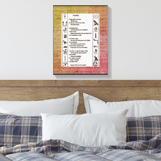 Herkunft Leinwanddruck (Insitu (Schlafzimmer))