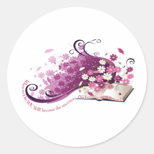 Herkunft Runder Aufkleber (Vorderseite)