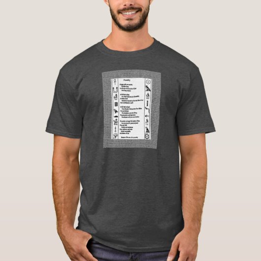 Herkunft T-Shirt (Vorderseite)