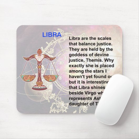 Herkunft von Libra Mousepad (Mit Mouse)