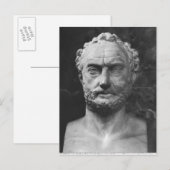 Herm eines Mannes, der Thukydides sein soll Postkarte (Vorne/Hinten)