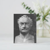 Herm eines Mannes, der Thukydides sein soll Postkarte (Stehend Vorderseite)