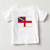 Herm Flag Baby T-shirt (Vorderseite)
