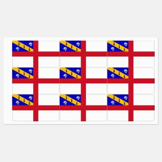Herm Flag Etiketten (Blatt)