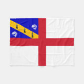 Herm Flag Fleecedecke (Vorderseite (Horizontal))