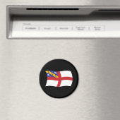 Herm Flag Magnet (In Situ (Geschirrspüler))