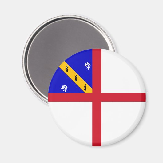 Herm Flag Magnet (Vorderseite/Rückseite)