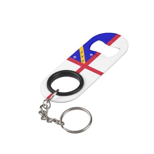 Herm Flag Mini Flaschenöffner (Rückseite Schrägansicht)