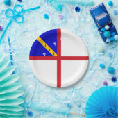 Herm Flag Pappteller (Party)