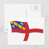 Herm Flag Postcard Postkarte (Vorne/Hinten)