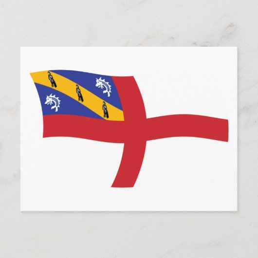 Herm Flag Postcard Postkarte (Vorderseite)