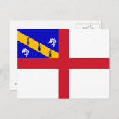 Herm Flag Postkarte (Vorne/Hinten)