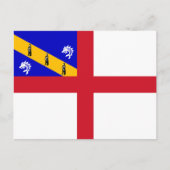 Herm Flag Postkarte (Vorderseite)