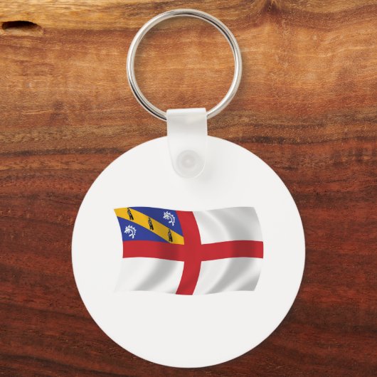 Herm Flag Schlüsselanhänger (Vorderseite)