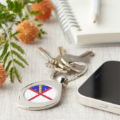 Herm Flag Schlüsselanhänger (Seite)