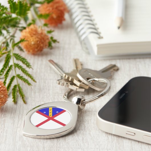 Herm Flag Schlüsselanhänger (Seite)