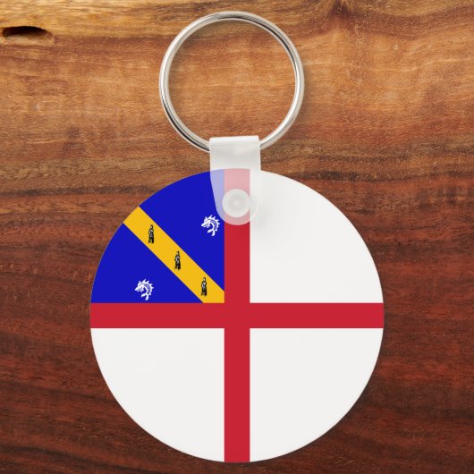 Herm Flag Schlüsselanhänger (Rückseite)