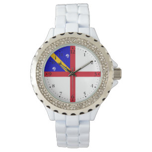 Herm-Flagge Armbanduhr