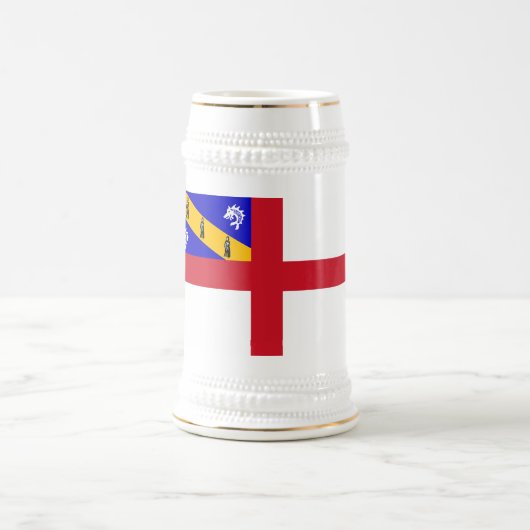 Herm-Flagge Bierglas (Mittel)