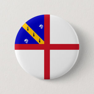 Herm-Flagge Button