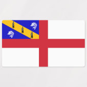 Herm-Flagge Etiketten (Design 1)