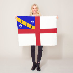 Herm-Flagge Fleecedecke