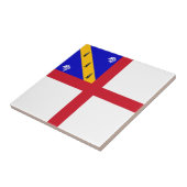 Herm-Flagge Fliese (Seite)