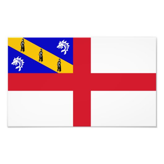 Herm-Flagge Fotodruck (Vorne)