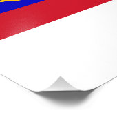 Herm-Flagge Fotodruck (Ecke)