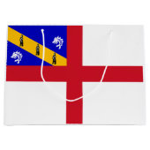 Herm-Flagge Große Geschenktüte (Vorderseite)