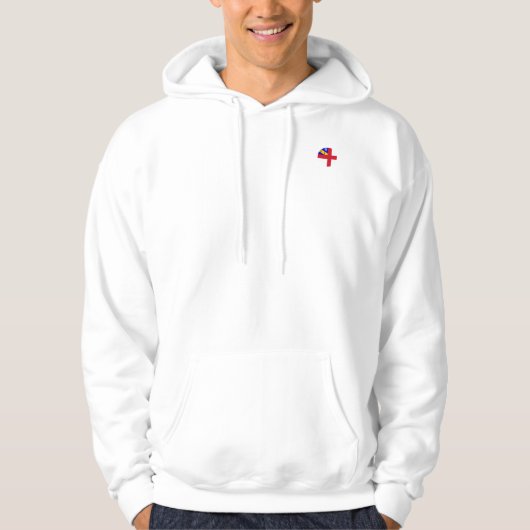 Herm-Flagge Hoodie (Vorderseite)