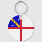 Herm-Flagge Schlüsselanhänger (Rückseite)