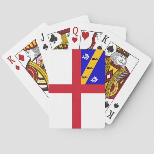 Herm-Flagge Spielkarten (Rückseite)