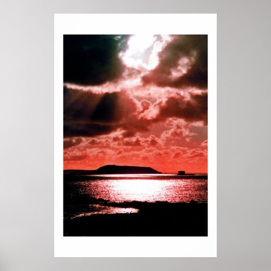 HERM ISLAND AM SONNENSATZ POSTER (Vorne)