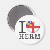 Herm Magnet (Vorderseite/Rückseite)