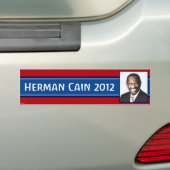 Herman Cain 2012 Autoaufkleber (Auf Auto)