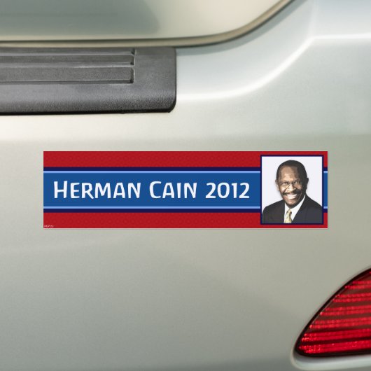 Herman Cain 2012 Autoaufkleber (Auf Auto)