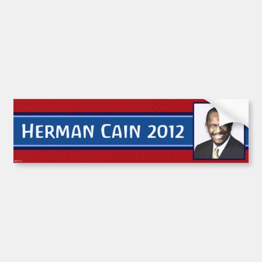 Herman Cain 2012 Autoaufkleber (Vorne)