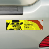 Herman Cain 2012 Autoaufkleber (Auf Auto)