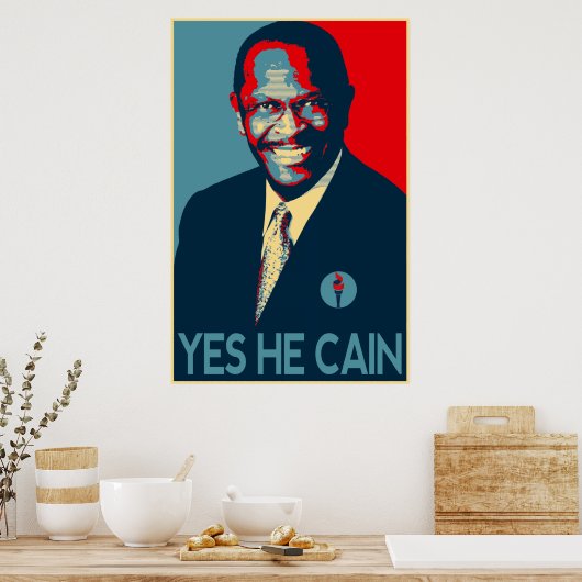 Herman Cain 2012 Poster (Küche)