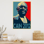 Herman Cain 2012 Poster (Küche)