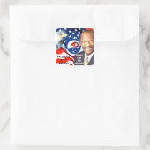 Herman Cain 2012 Quadratischer Aufkleber (Tasche)