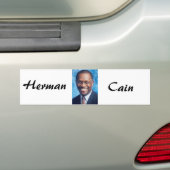 Herman Cain Autoaufkleber (Auf Auto)