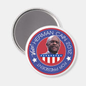 Herman Cain für US-Präsident 2012 Magnet (Vorderseite/Rückseite)